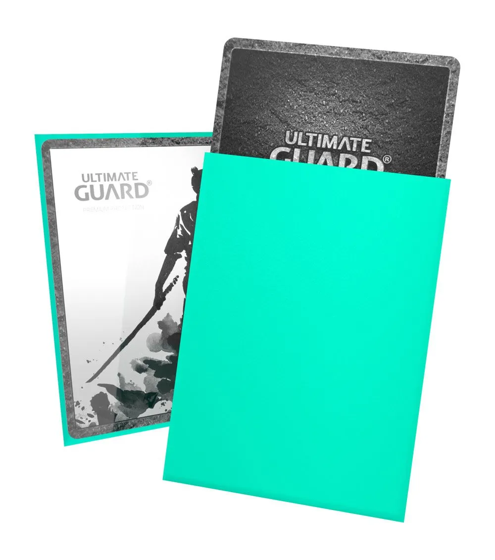 Ultimate Guard Katana Sleeves Standard Size 66 x 91 mm (100 Sleeves) - Turquoise